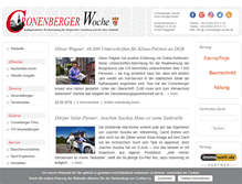 Tablet Screenshot of cronenberger-woche.de